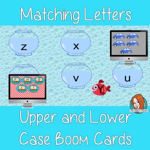 Pre-K Alphabet Matching Boom Cards