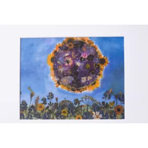 Pressed flower Eclipse Art