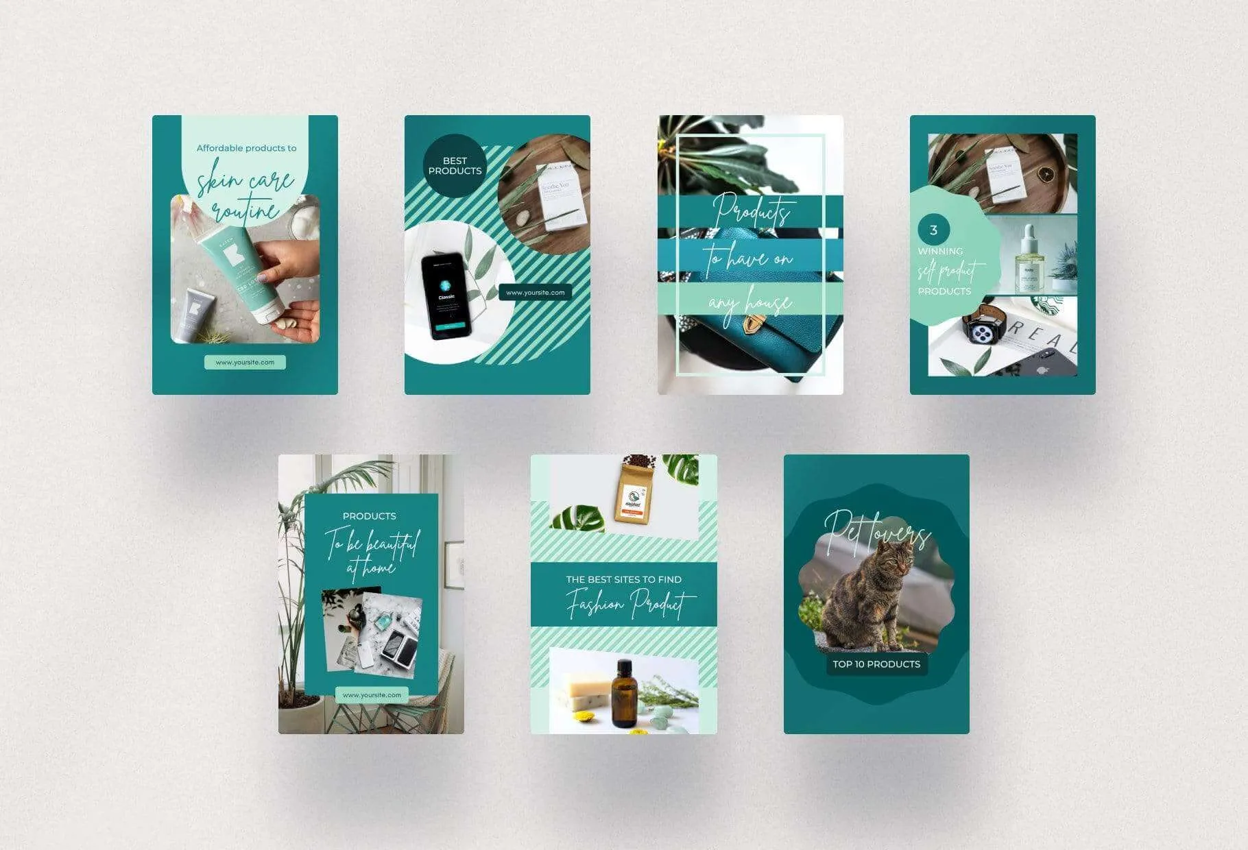 Product Based Pinterest Template