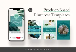 Product Based Pinterest Template