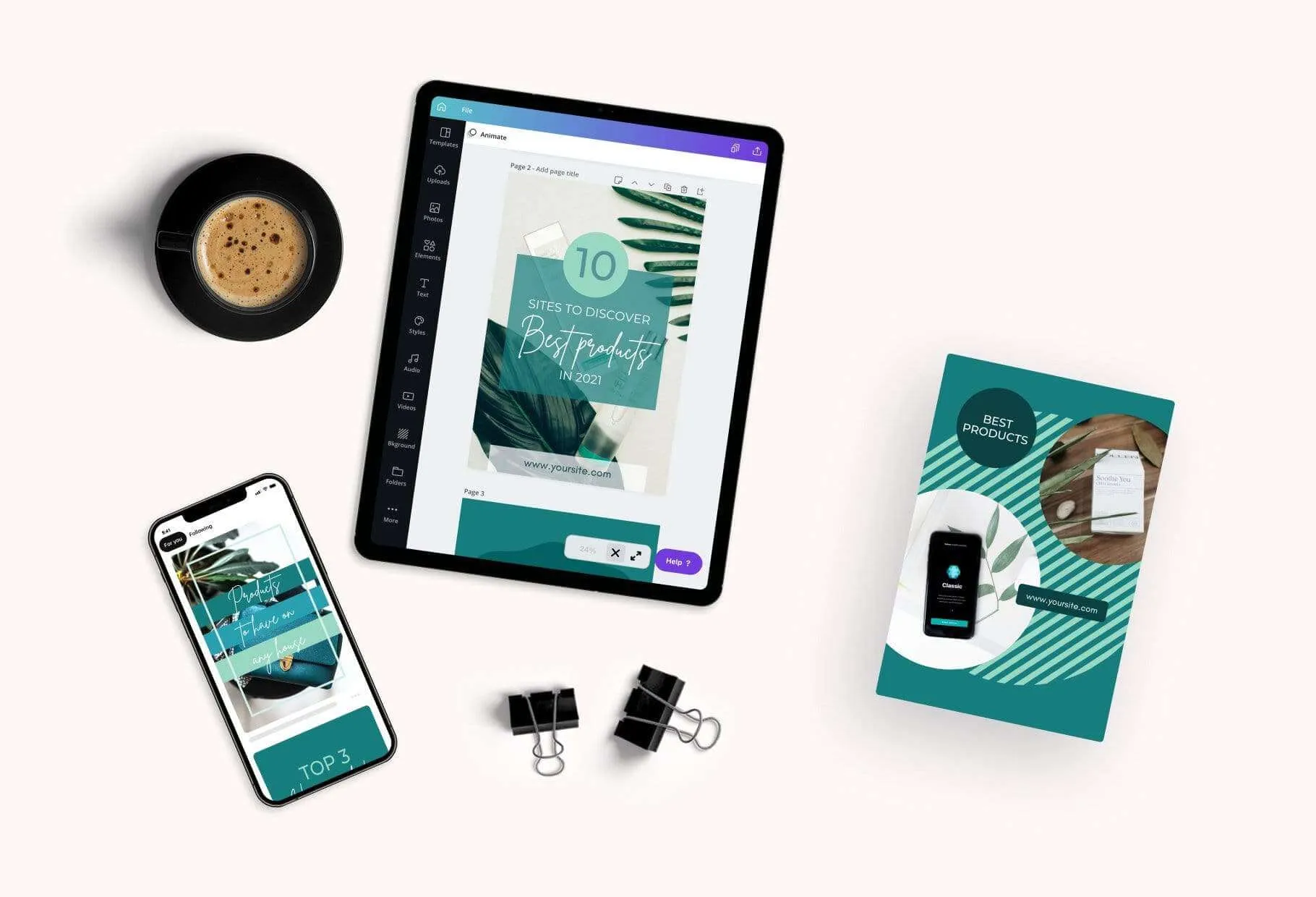 Product Based Pinterest Template