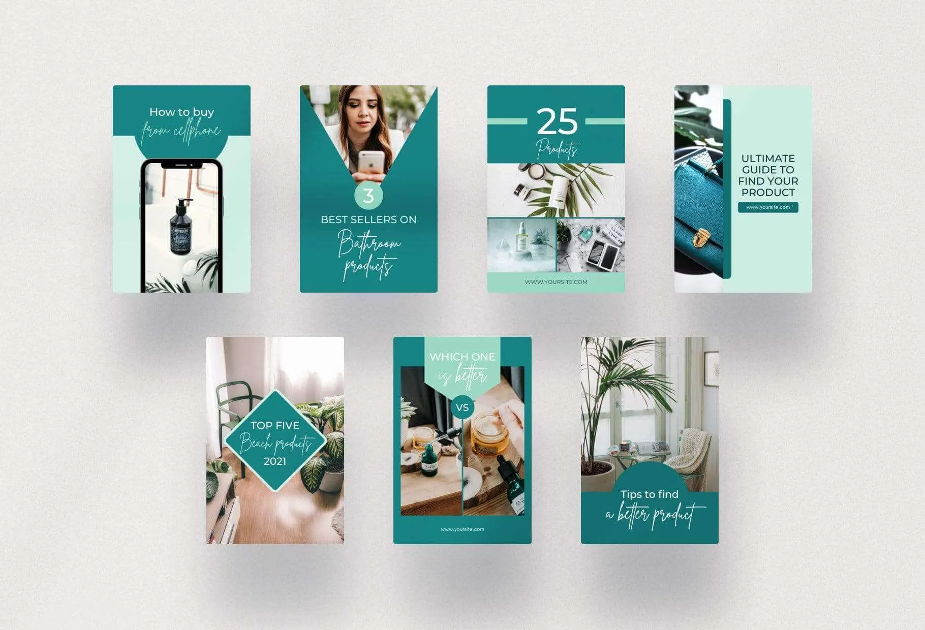Product Based Pinterest Template
