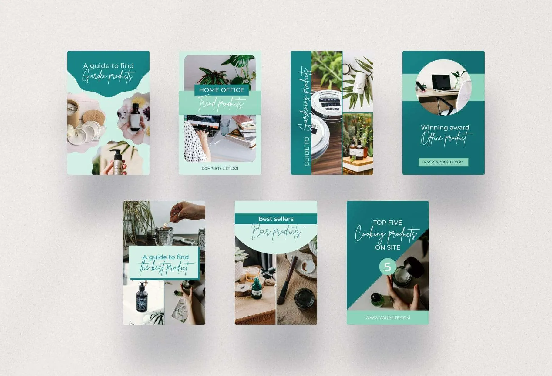 Product Based Pinterest Template