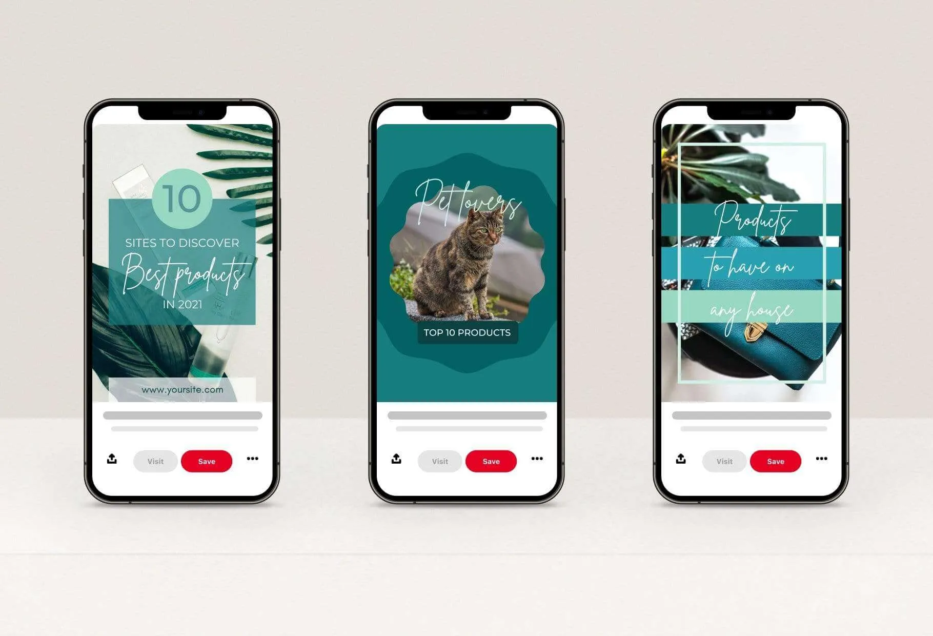 Product Based Pinterest Template