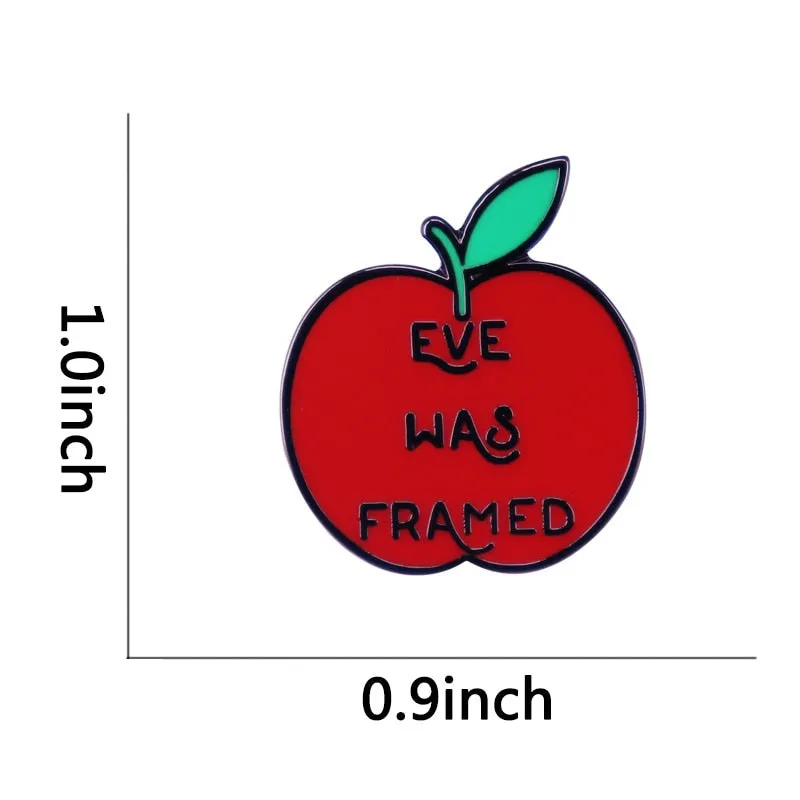 "Eve Was Framed" Pro Feminist Enamel Pin
