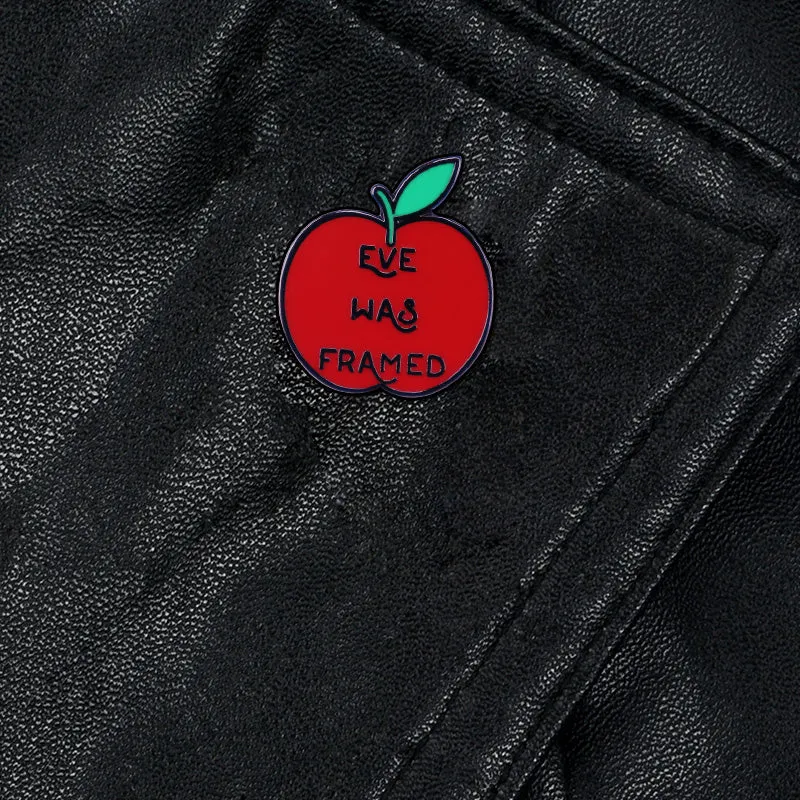 "Eve Was Framed" Pro Feminist Enamel Pin