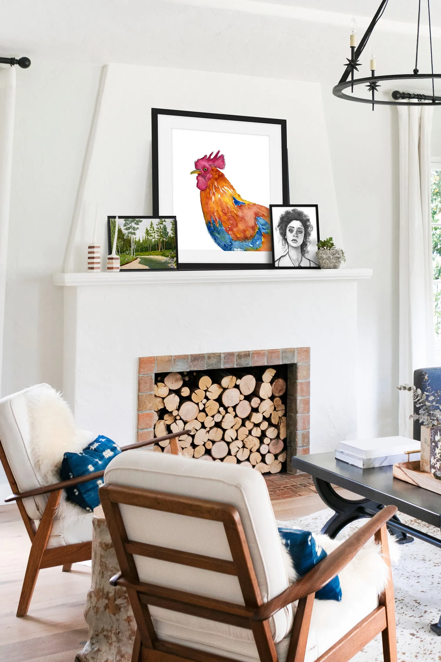 "Rooster" Art Print