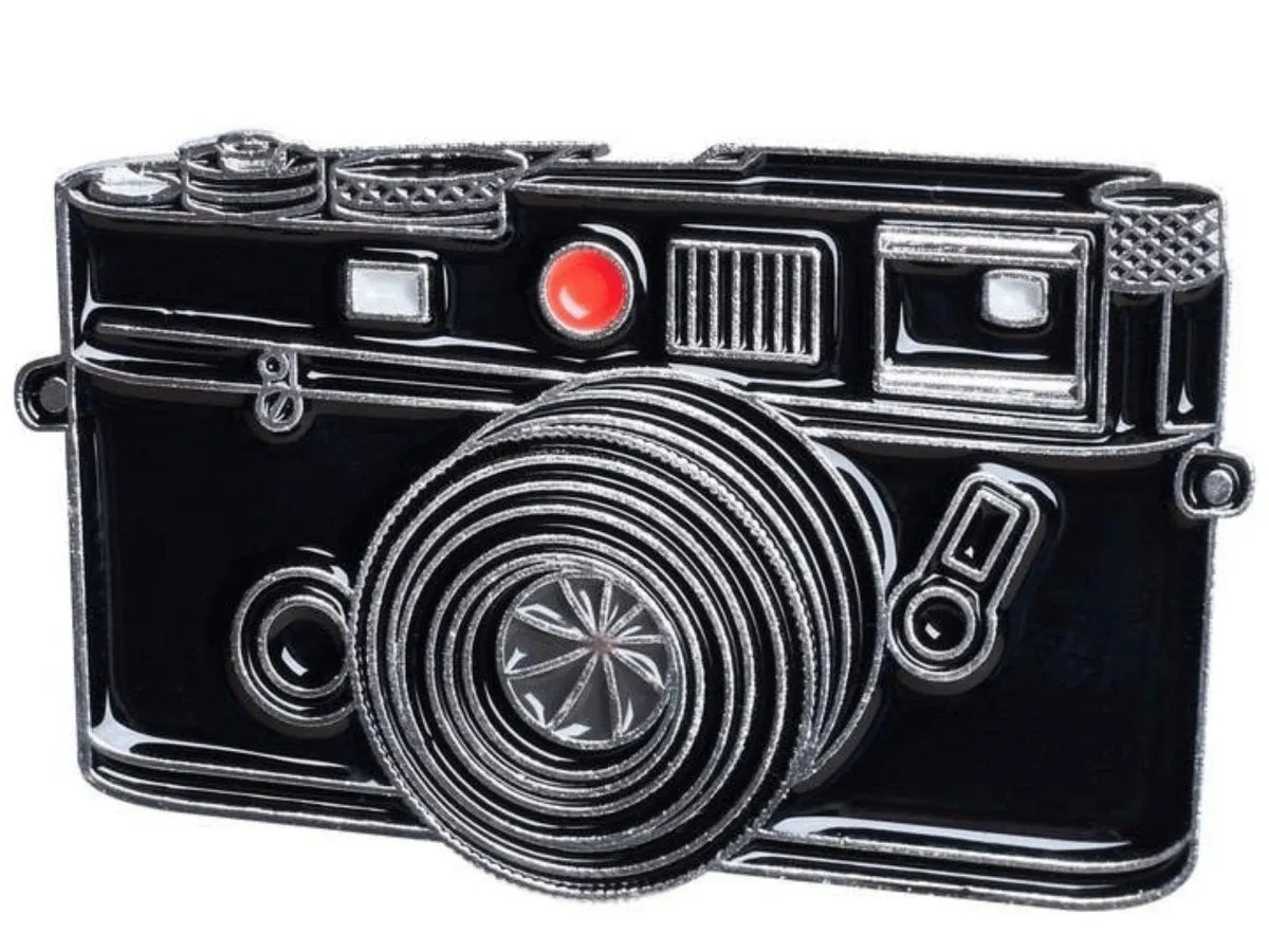 Rangefinder Film Camera - Enamel Pin