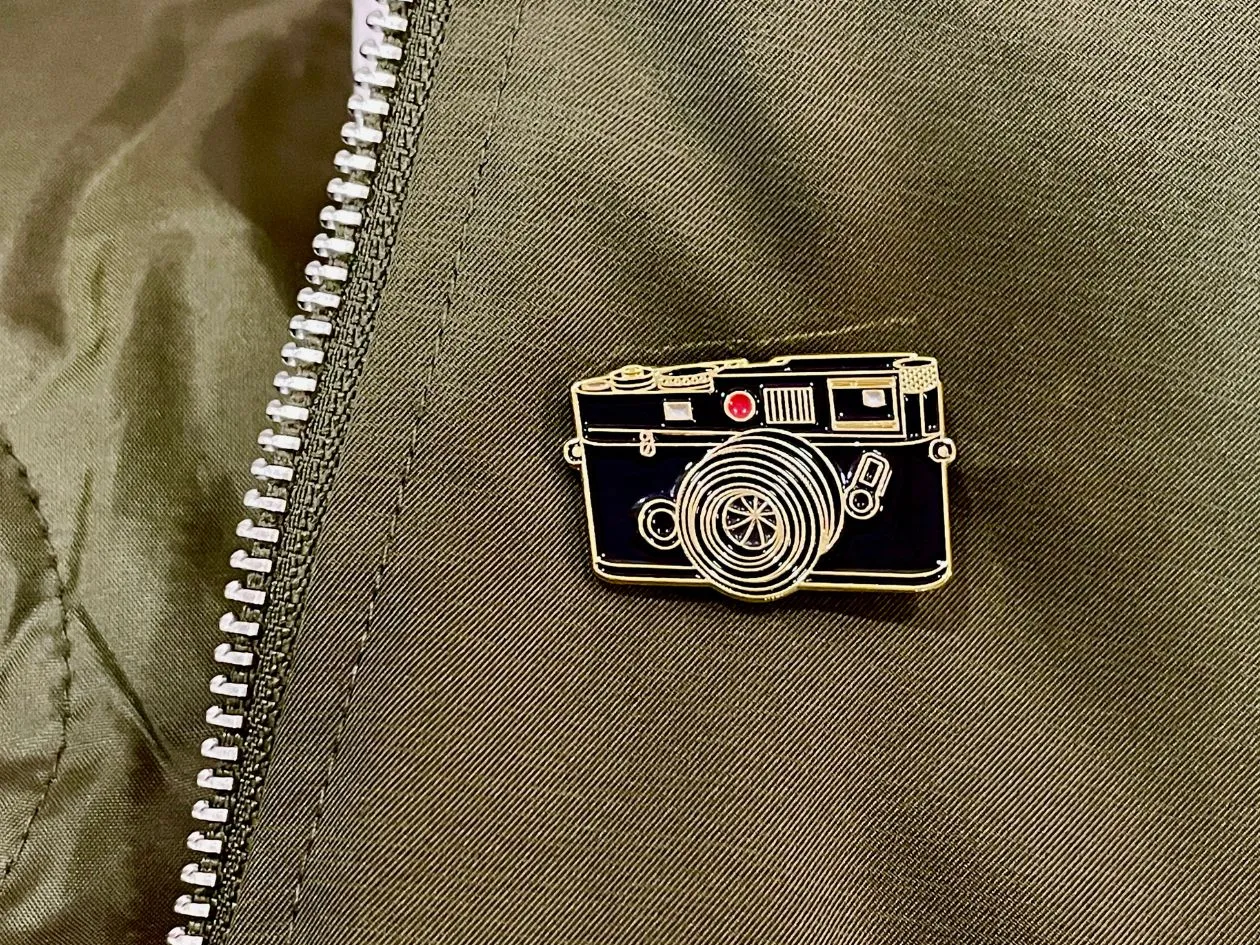 Rangefinder Film Camera - Enamel Pin