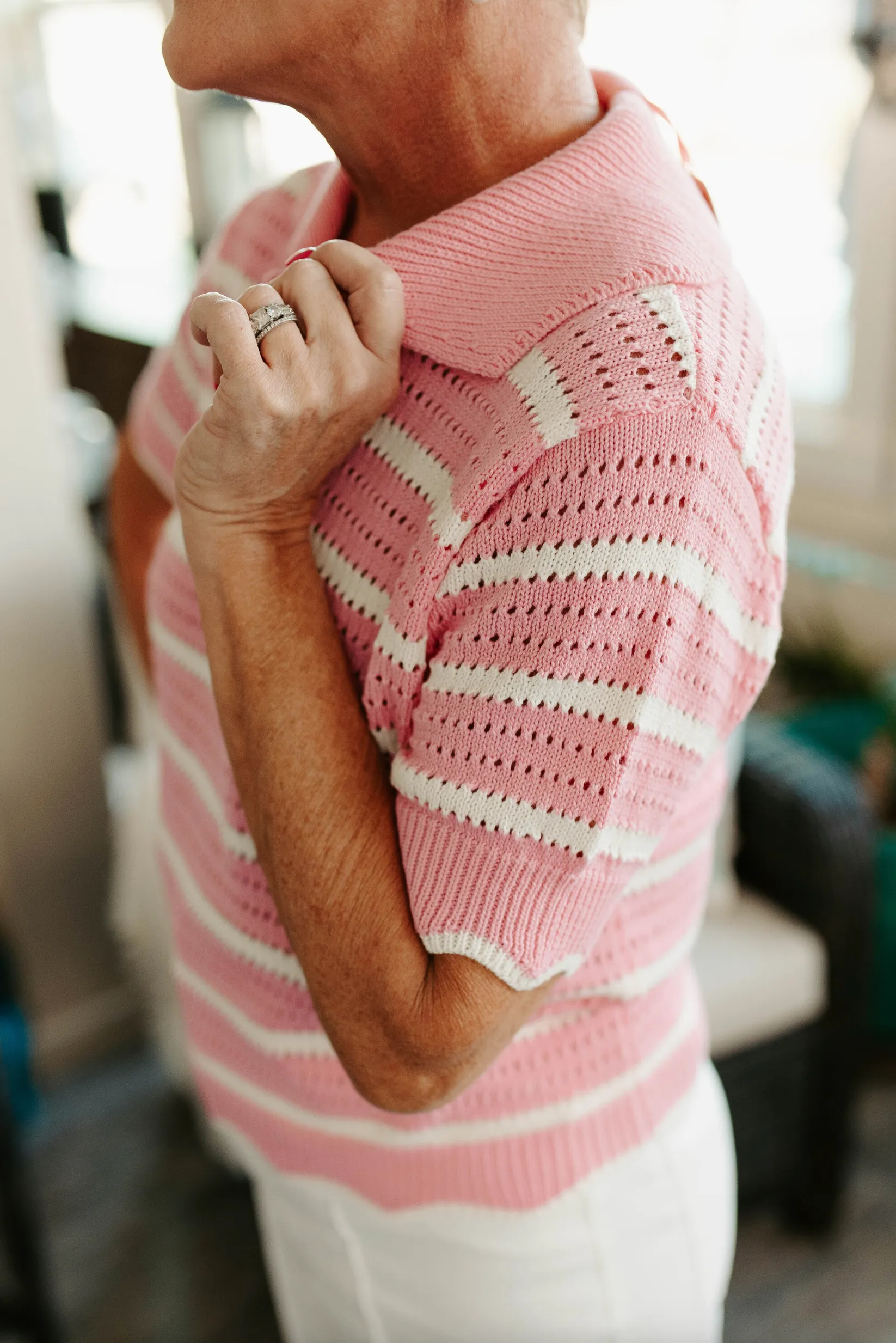 Ready To Go Stripe Top