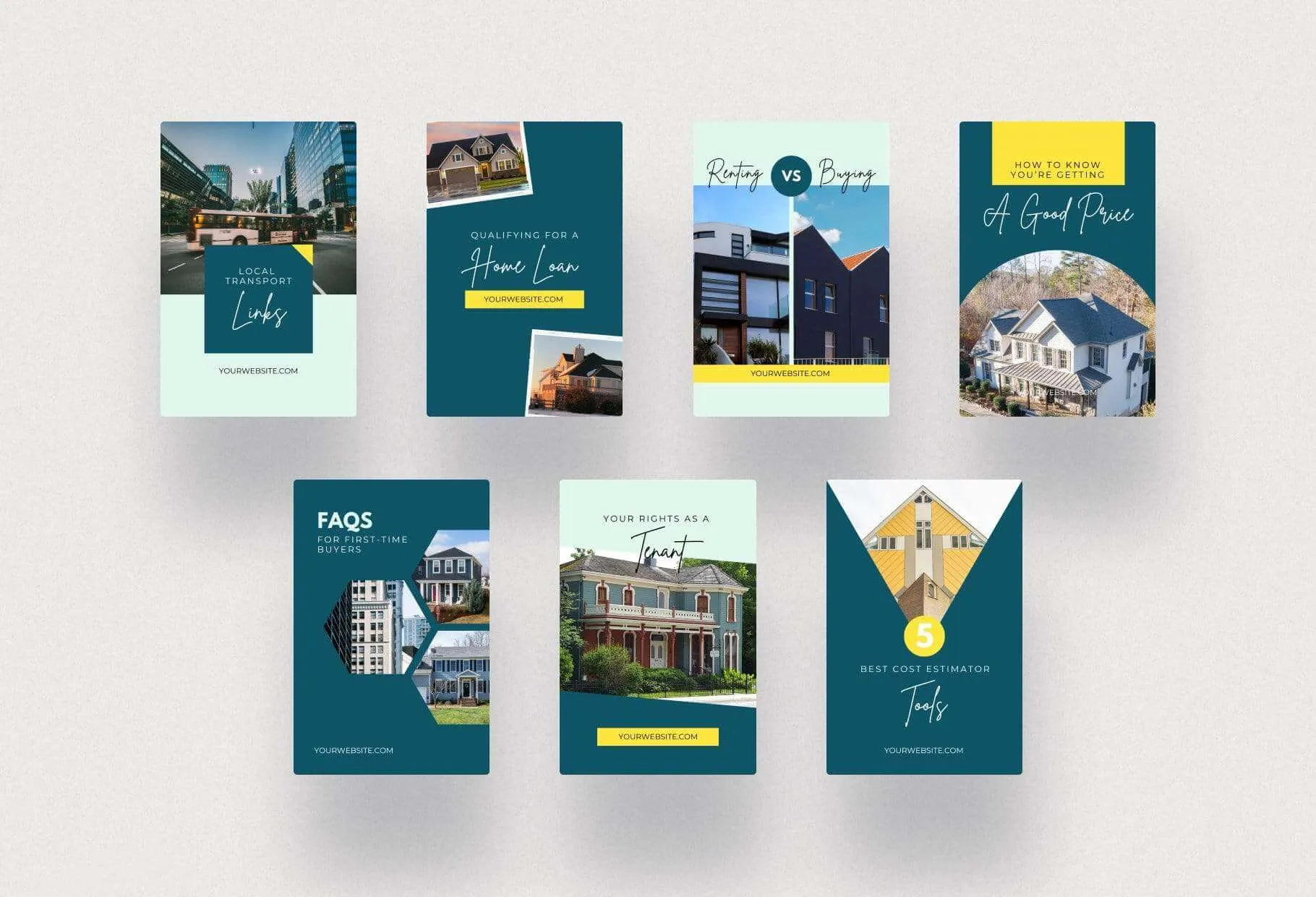 Real Estate Pinterest Template