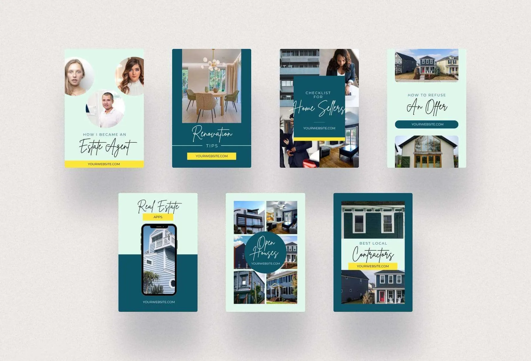 Real Estate Pinterest Template