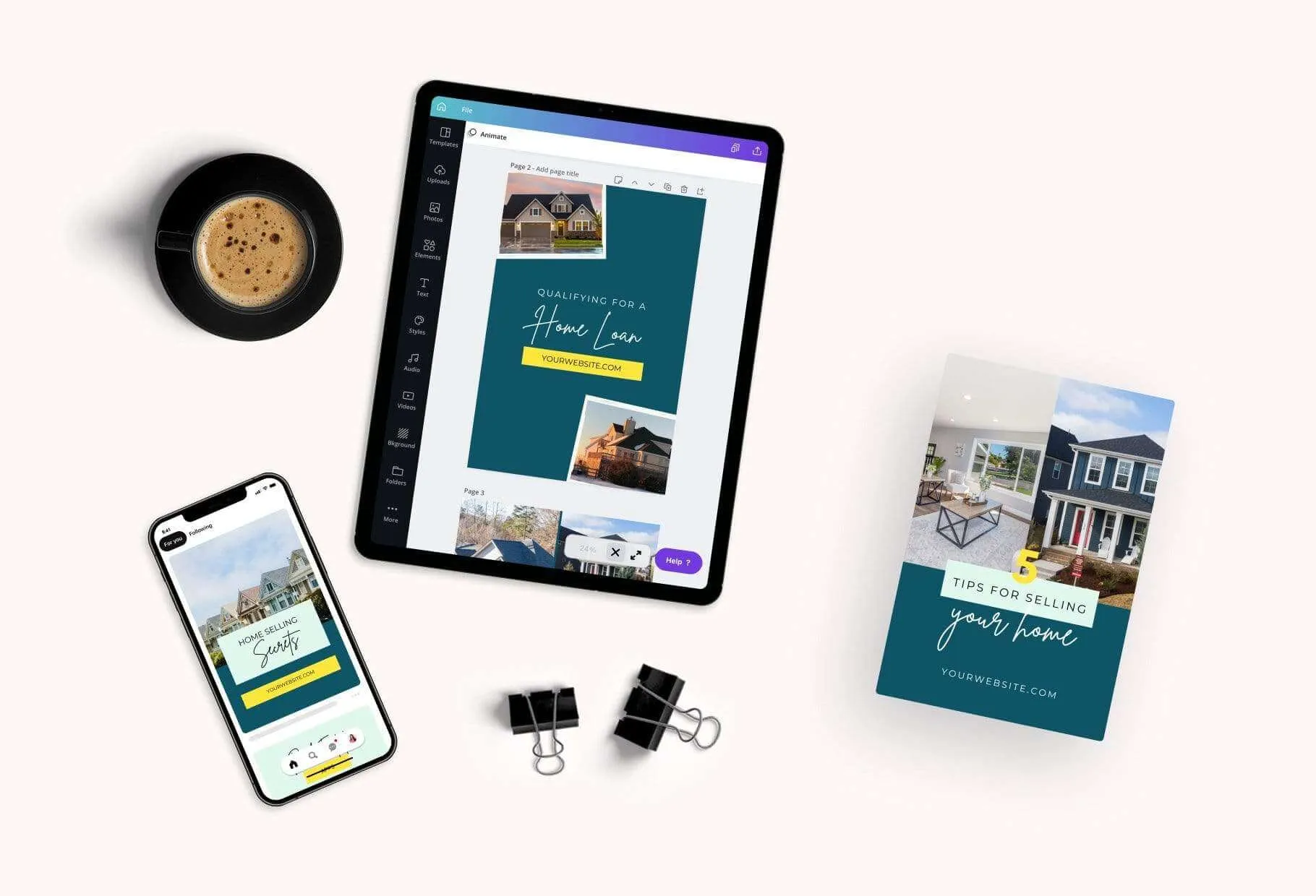 Real Estate Pinterest Template