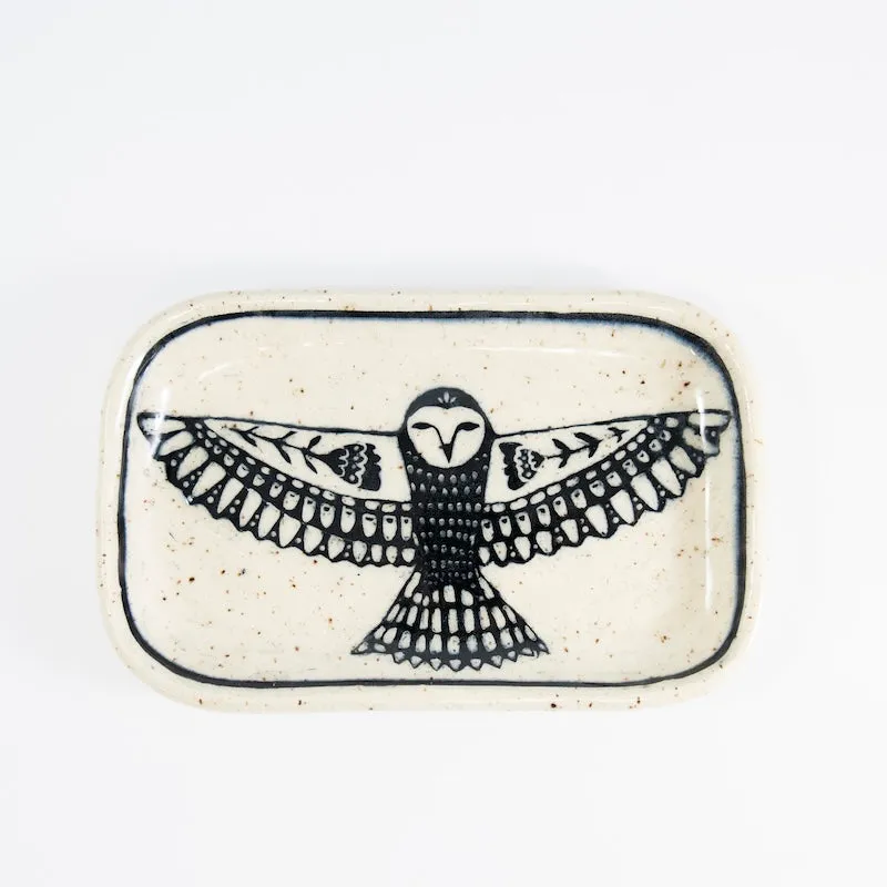 Rectangular Owl Dish