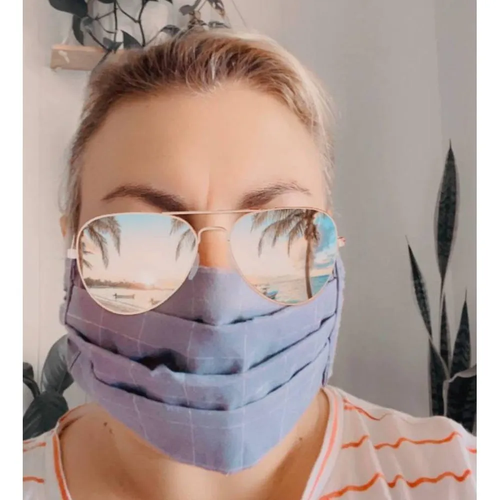 Reusable Face Mask - Handmade and Triple Layered