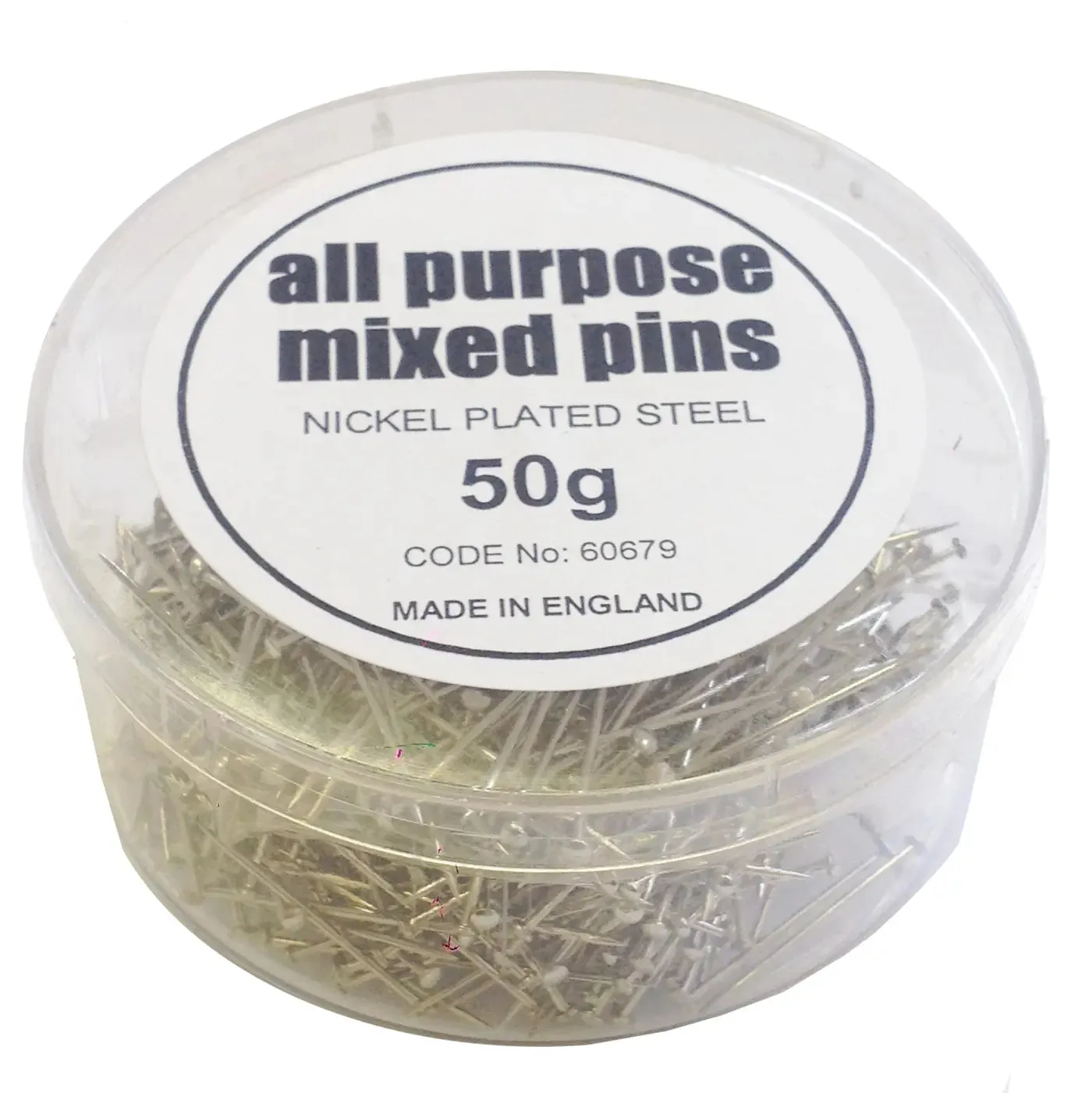 Round Tub All Purpose Mixed Dress Pins