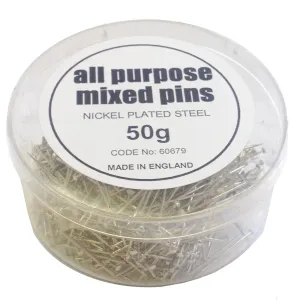 Round Tub All Purpose Mixed Dress Pins