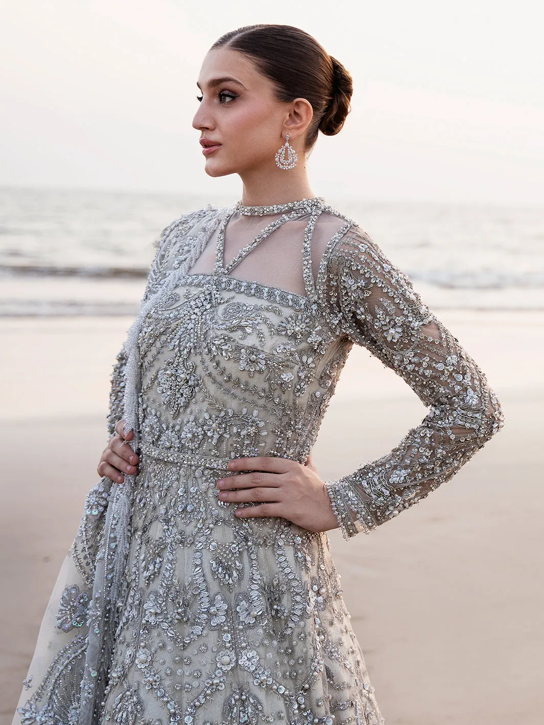Royal Gown Style Pakistani Bridal Dress in California
