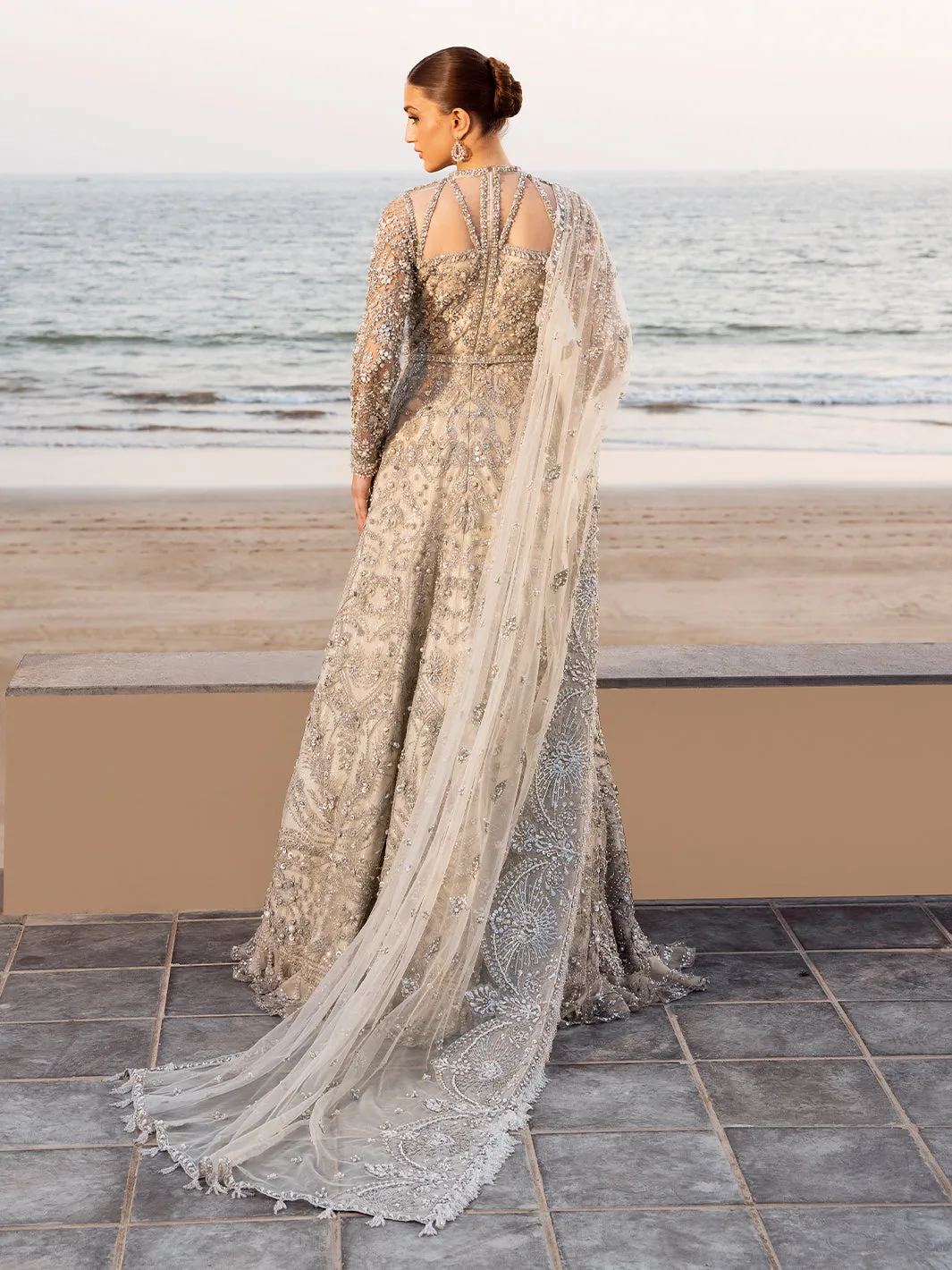 Royal Gown Style Pakistani Bridal Dress in California