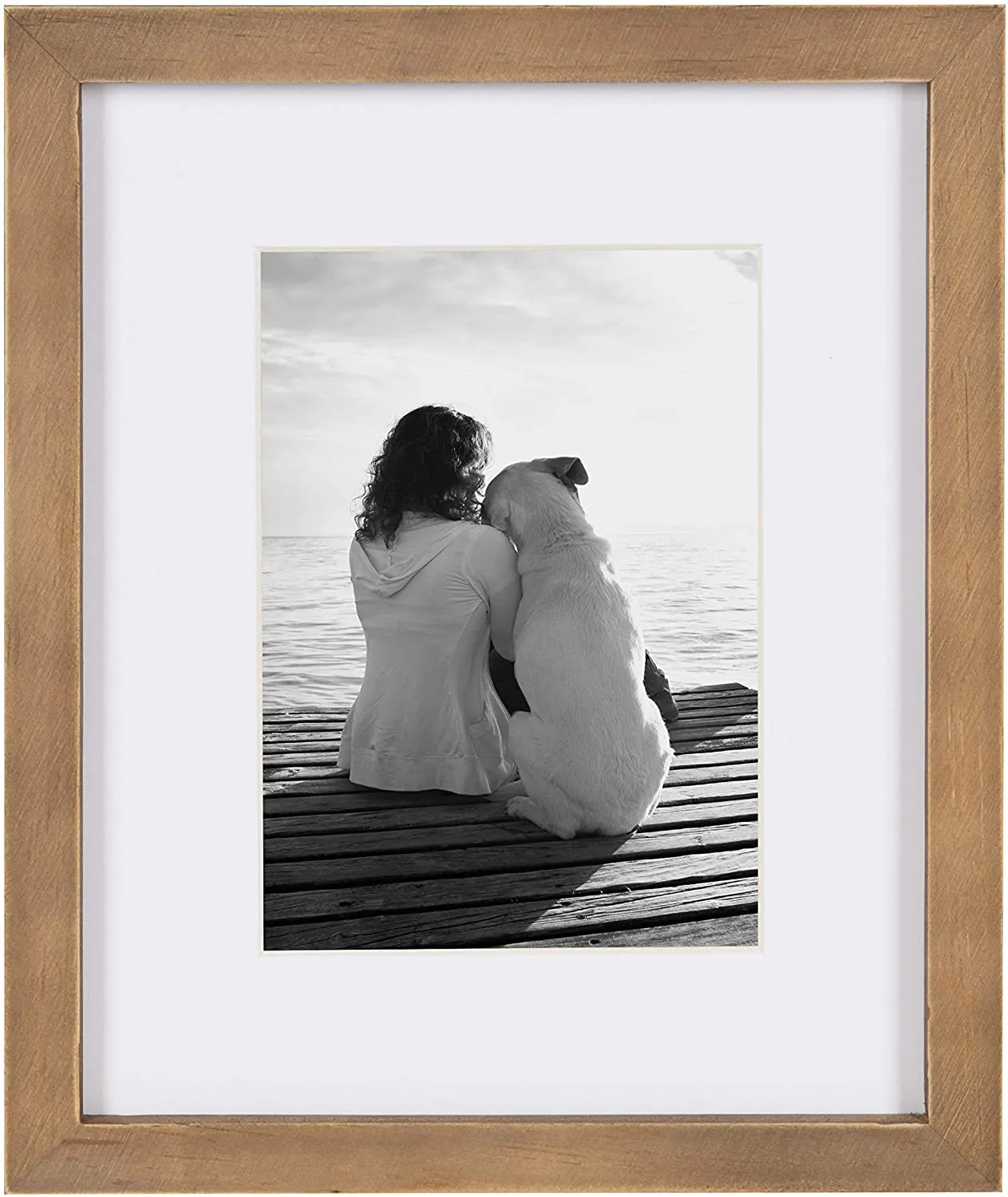Rustic Brown Solid Wood 8X10 Frame