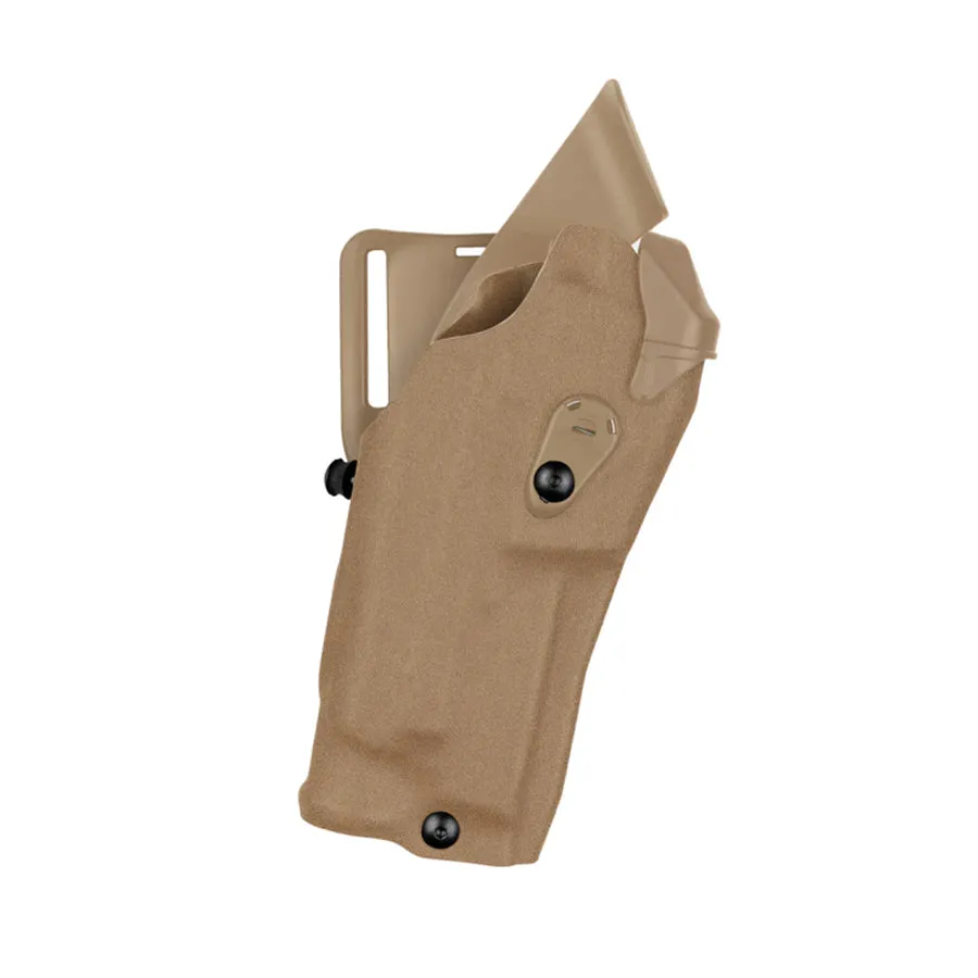 Safariland Model 6390RDS ALS Mid-Ride Level I Retention Duty Holster for Glock 34 MOS w/ Light