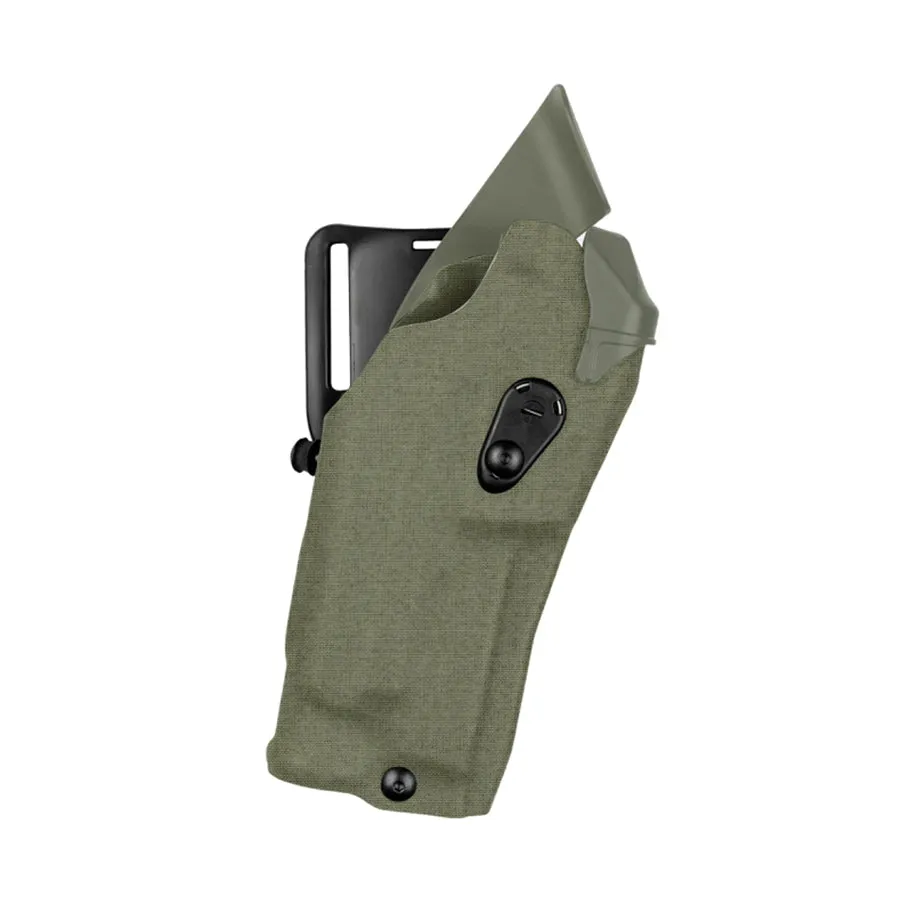 Safariland Model 6390RDS ALS Mid-Ride Level I Retention Duty Holster for Glock 34 MOS w/ Light
