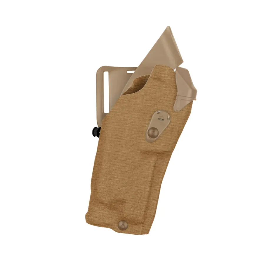 Safariland Model 6390RDS ALS Mid-Ride Level I Retention Duty Holster for Glock 34 MOS w/ Light