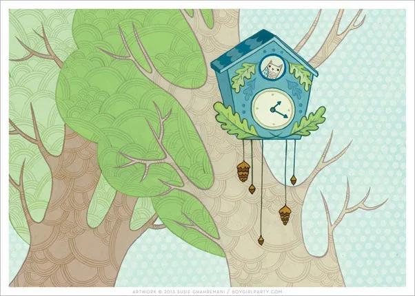 Sale: Cuckoo Clock Art Print
