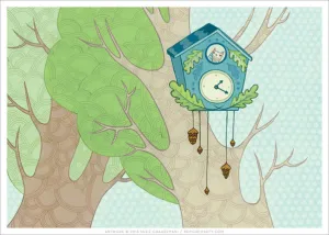 Sale: Cuckoo Clock Art Print