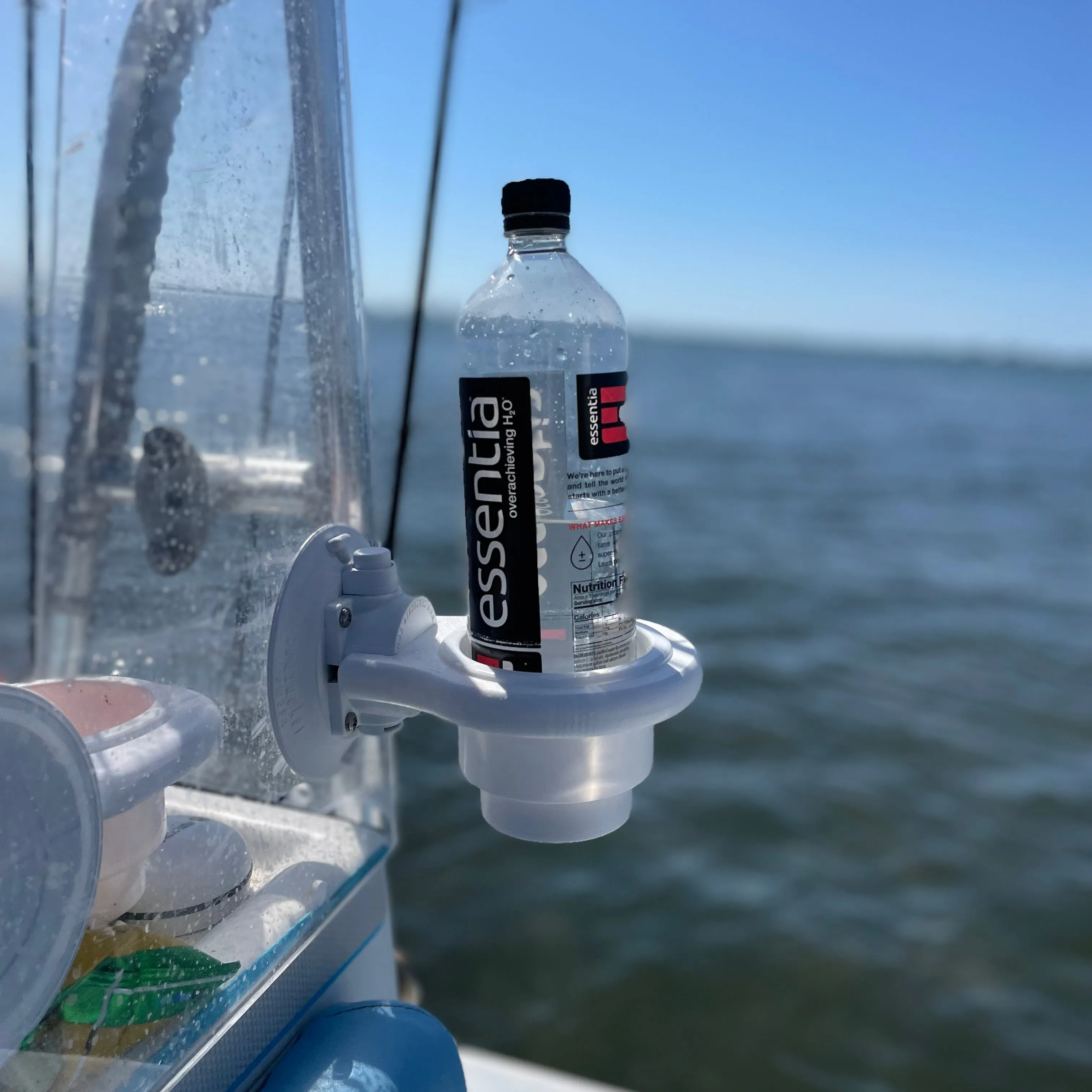 SeaSucker 1-Cup Holder Vertical White
