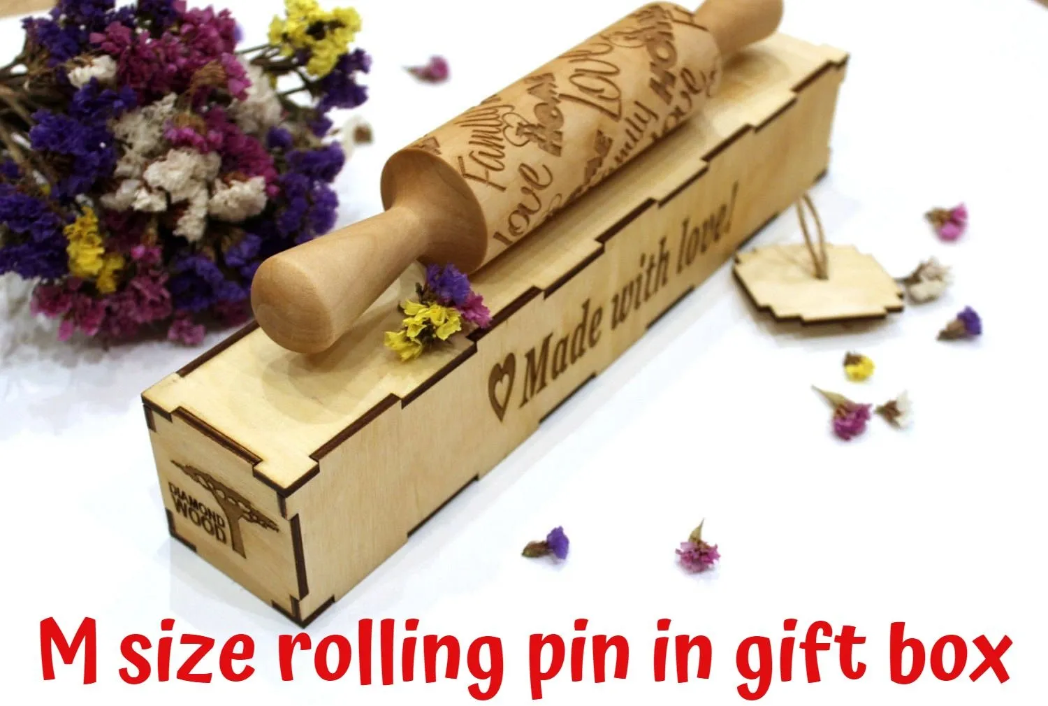 Set on sale Embossed Engraved Rolling Pins glamorous pattern