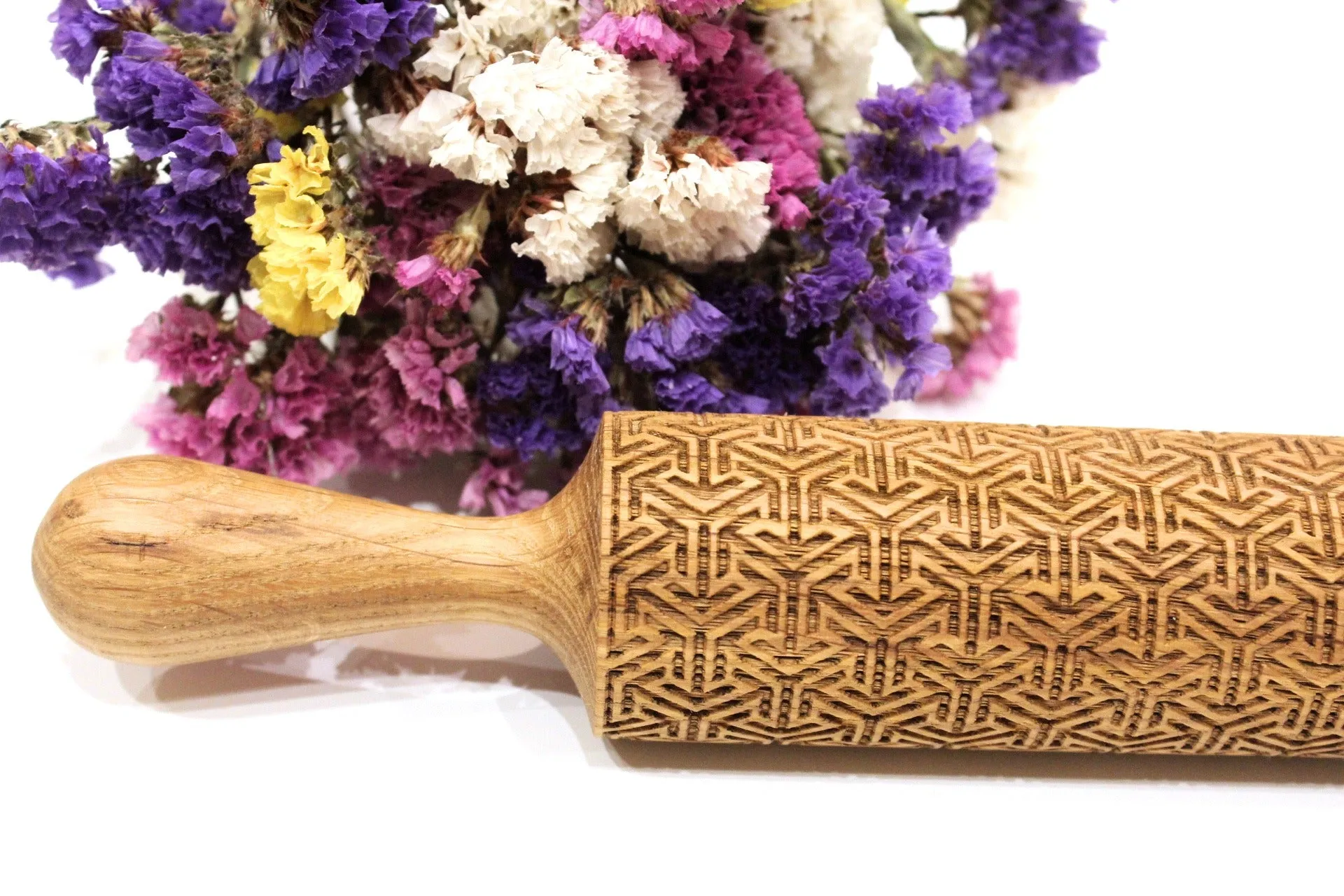 Set on sale Embossed Engraved Rolling Pins glamorous pattern