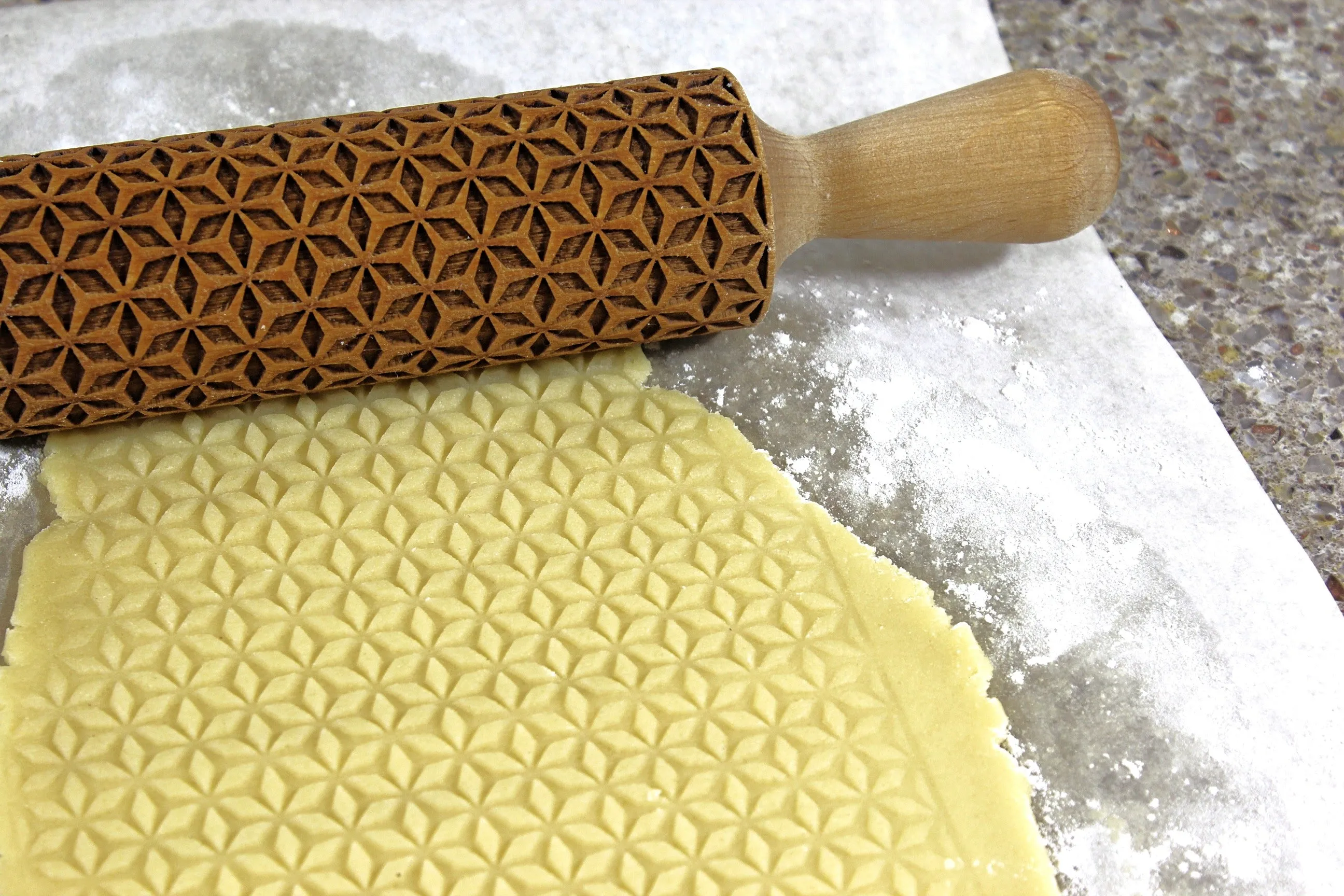 Set on sale Embossed Engraved Rolling Pins glamorous pattern