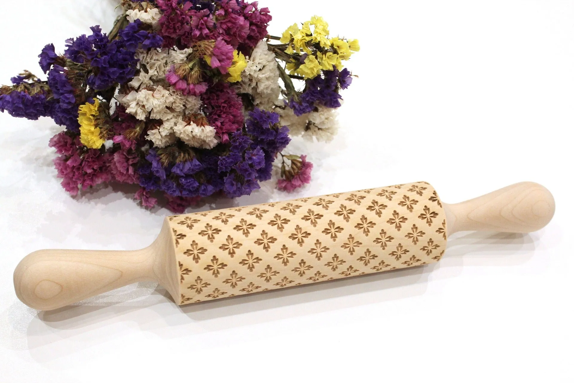 Set on sale Embossed Engraved Rolling Pins glamorous pattern