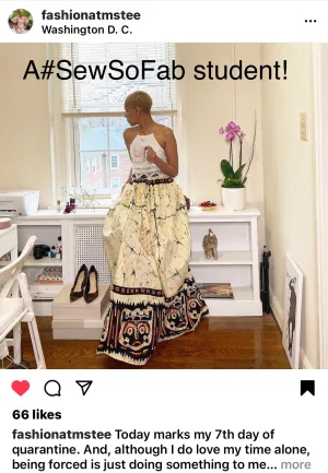 Sewing Kit: Circle Skirt With Pockets