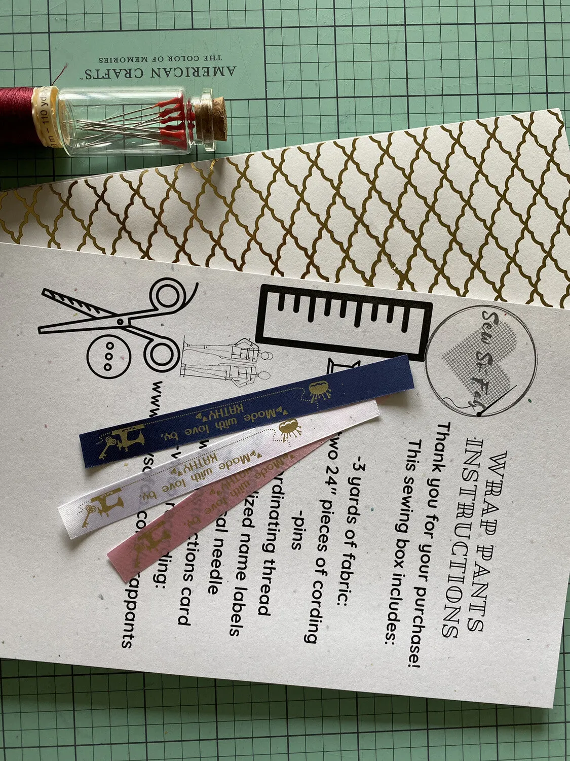 Sewing Kit: Wrap Pants