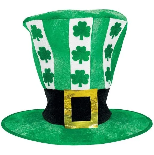 Shamrocks Oversized Fabric Hat