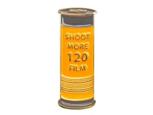 Shoot More 120 Film - Enamel Pin