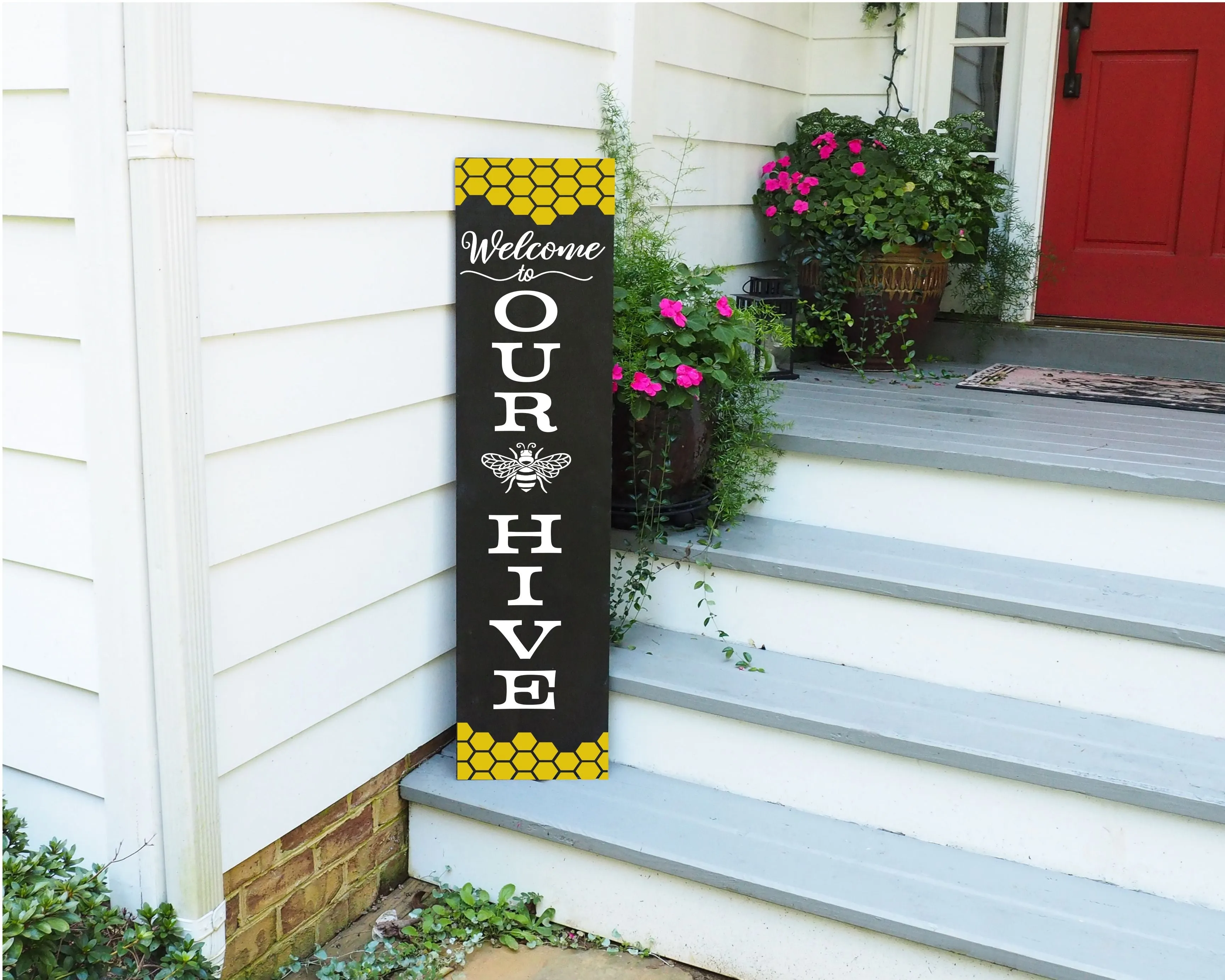 Single and Reversible Porch Leaner
