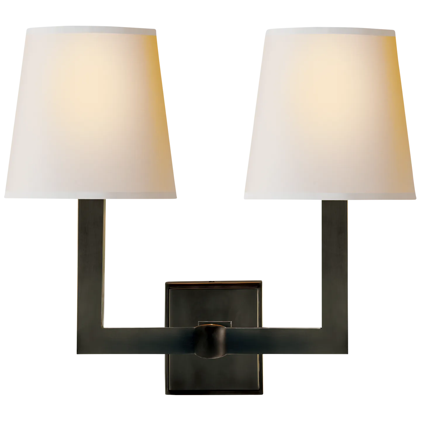Square Tube Double Sconce