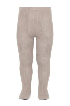 Stone Ribbed Tights