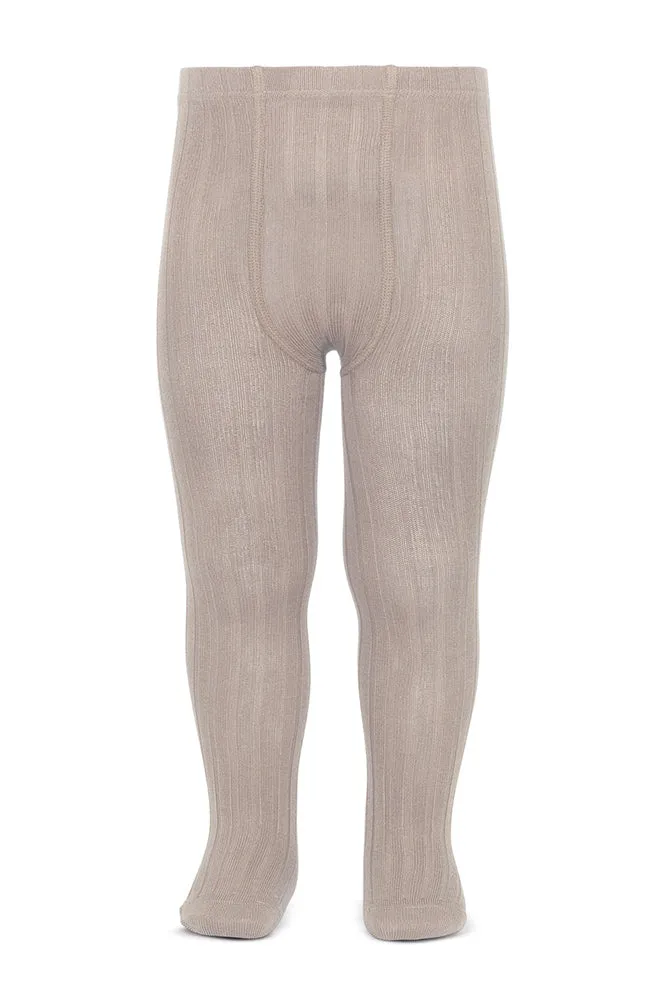Stone Ribbed Tights