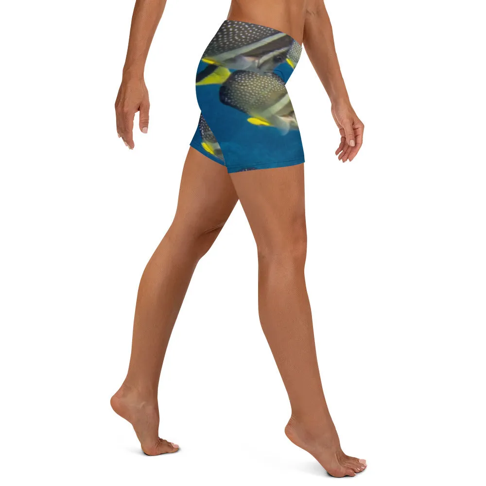 Striped Surgeonfish Stretch Shorts