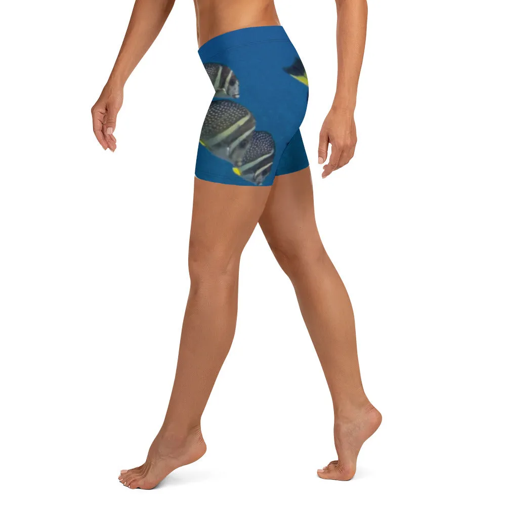 Striped Surgeonfish Stretch Shorts