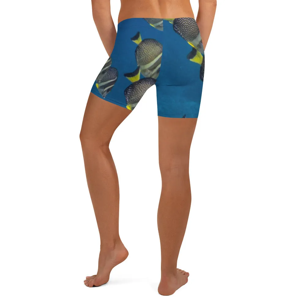 Striped Surgeonfish Stretch Shorts