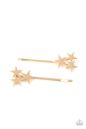 Suddenly Starstruck - Gold Hair Clip