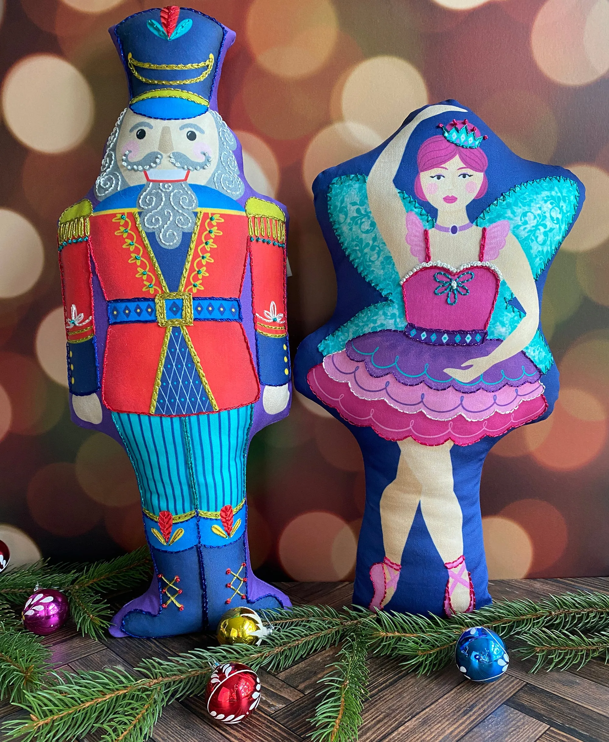 Sugar Plum Fairy Doll: Cut & Sew Panel