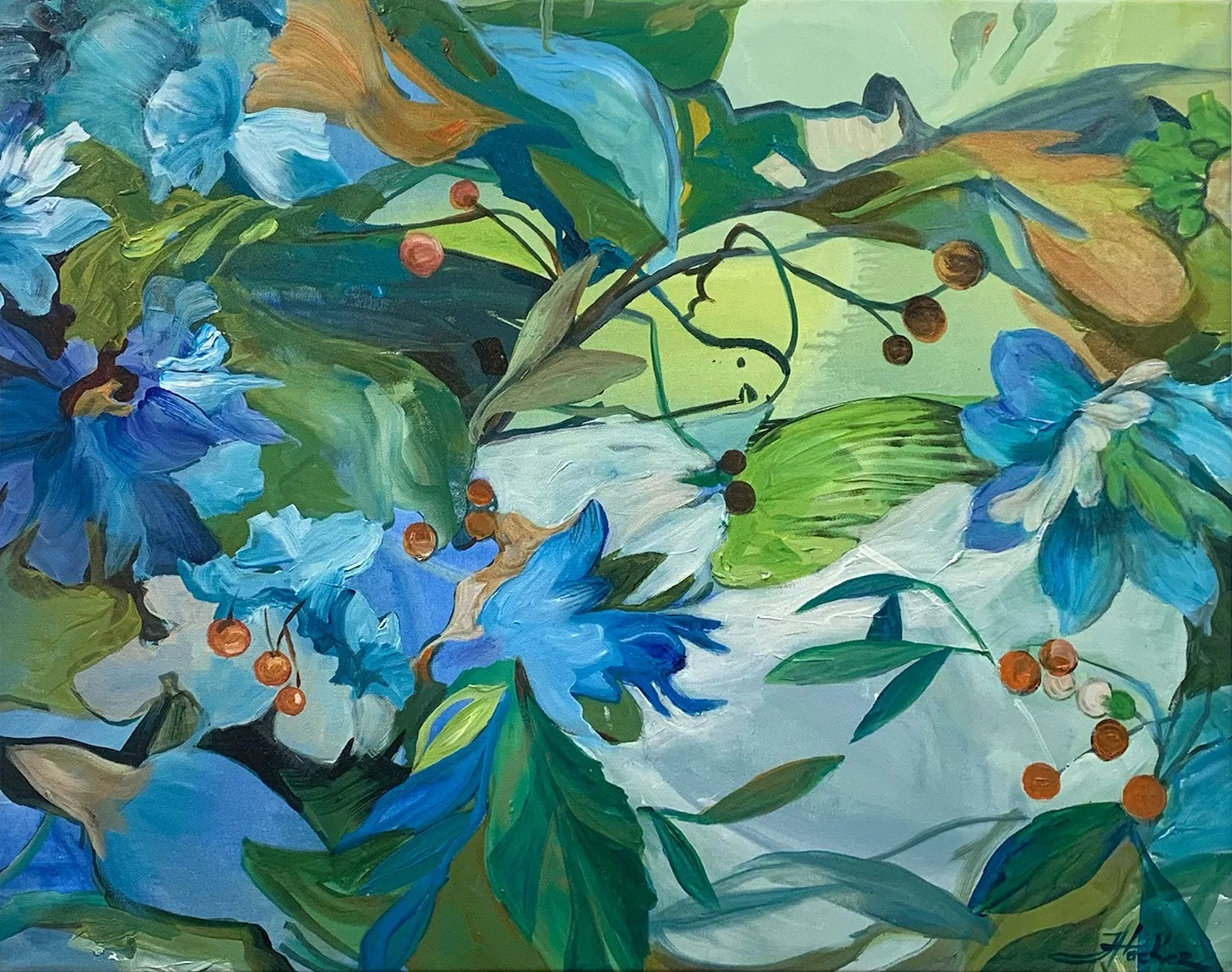Teal Love Bird
