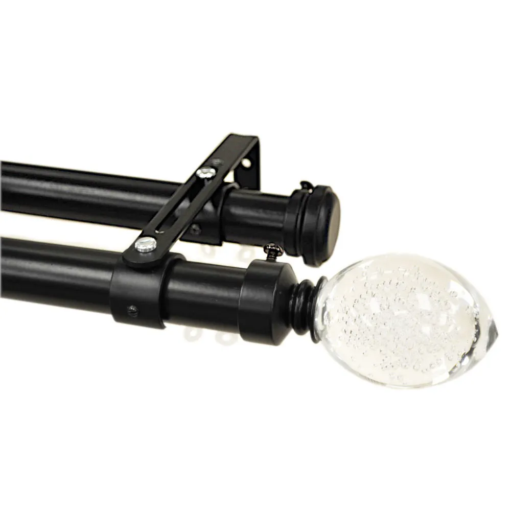 Tekno 25 Double Traverse Curtain Rod Set