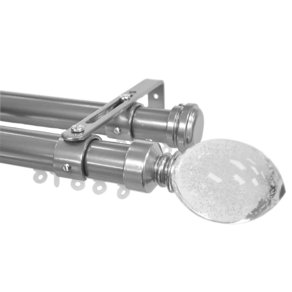 Tekno 25 Double Traverse Curtain Rod Set